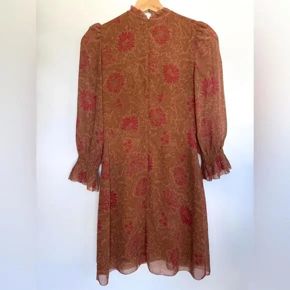 Aritzia Swept Puff-sleeve mini dress - Picture 6 of 13